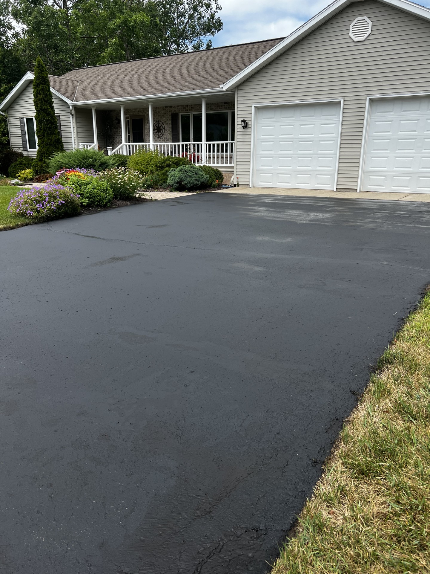 After: Fresh Sealcoating